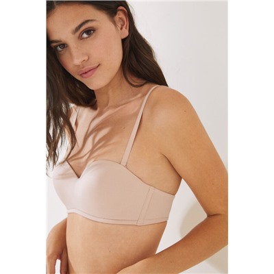 MAGICAL Sujetador sin tirantes push up microfibra