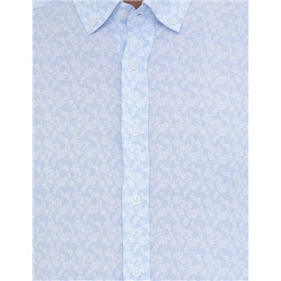 Açık Mavi Slim Fit Uzun Kollu Gömlek