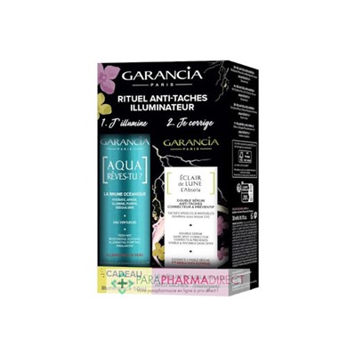 Garancia Eclair de Lune L'Absolu Double Sérum Anti-taches Correcteur et Préventif 30ml + Aqua Rêves tu Brume 50ml OFFERT