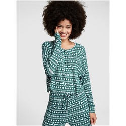 PINK COZY LONG-SLEEVE SLEEP SHIRT
