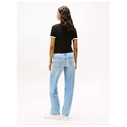 Tommy Jeans Script Logo Ringer T-Shirt