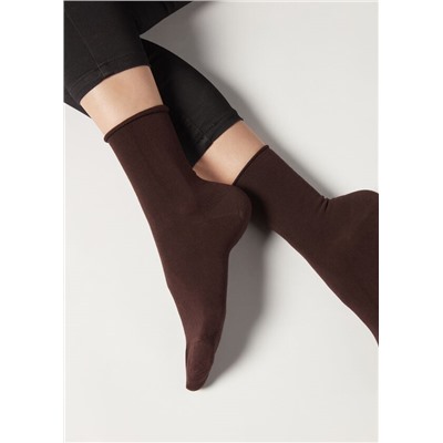 Kurze Socken mit Cashmere