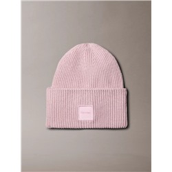 Woven Logo Patch Beanie