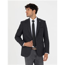 Antrasit Slim Fit Ceket