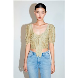 Crop top Amarillo