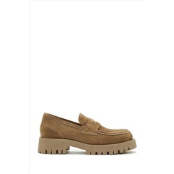 Derimod Kadın Süet Deri Loafer 22WFD184510