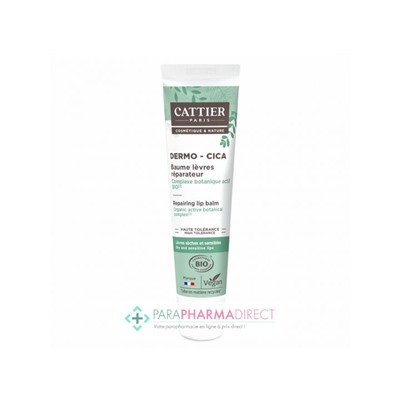 Cattier Dermo Cica Baume Lèvres Réparateur BIO 15g