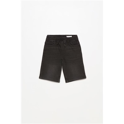 Denim jogger Bermuda shorts