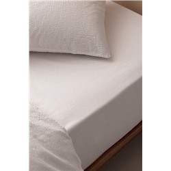 Linda King Size Yıkamalı Gofre Nevresim Takımı - Beyaz