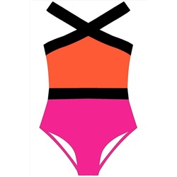 DEEP BEACH Pembe-turuncu Kız Çocuk Mayo Db200703cm DB200703CM