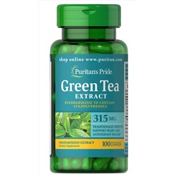 Puritan's Pride Green Tea Standardized Extract 315 mg