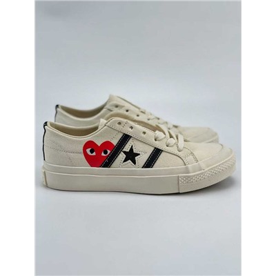 Кроссовки CDG x Convers*e One Star Academy Pro с низким берцем