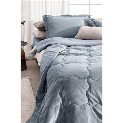 Kaira Tek Kişilik Comforter Set - İndigo