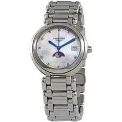 PrimaLuna Moonphase Mother of Pearl Diamond Dial Ladies Watch Item No. L8.116.4.87.6