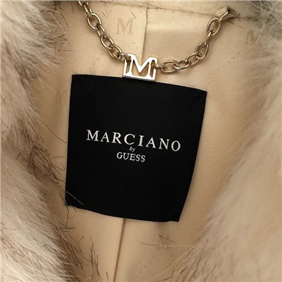 Пальто с поясом и отстегивающимся  воротником из искусственного меха Marcian*o by Gues*s