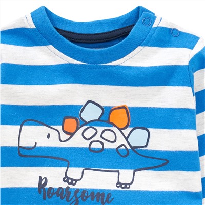 Baby Langarmshirt mit Blockstreifen