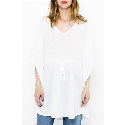 Jersey de lino Blanco