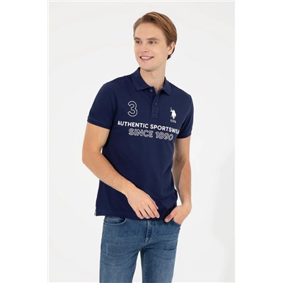 Erkek Lacivert Polo Yaka Tişört