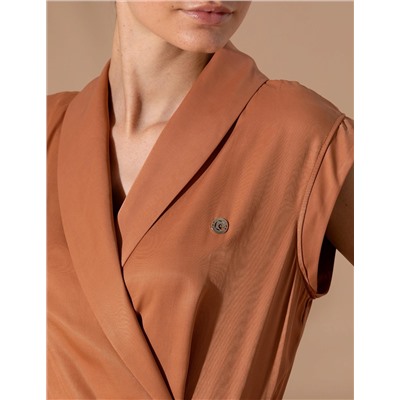 Kahverengi Comfort Fit Dokuma Tulum