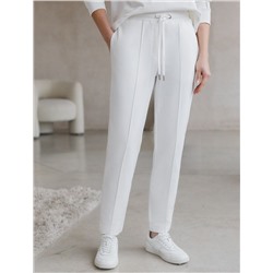 Трикотажные брюки на резинке из футера двухнитки эластичные