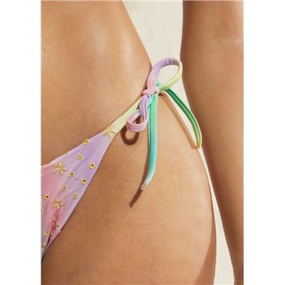 Bikinihose mit schmalen Bändchen Panama