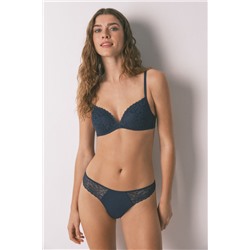 Sujetador CHARMING relleno encaje azul