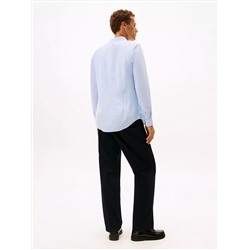 Slim Fit Stretch Stripe Oxford Shirt