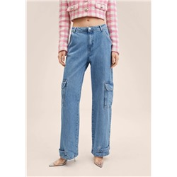Vaqueros cargo -  Mujer | MANGO OUTLET Melilla