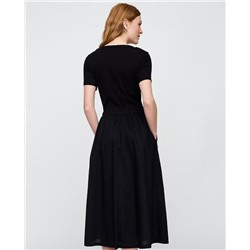 Scoopneck Midi Dress
