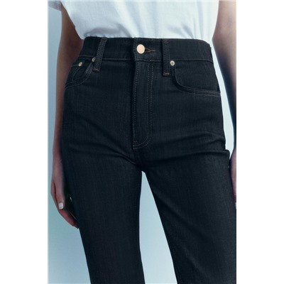ZW COLLECTION BOOTCUT HIGH-WAIST CROPPED JEANS
