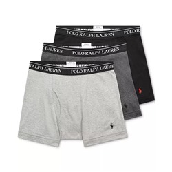 POLO RALPH LAUREN Men's 3-Pack Big & Tall Cotton Boxer Briefs