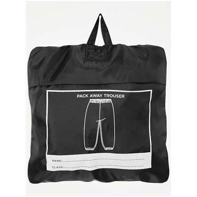Black Shower Proof School Pac A Trousers