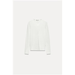 LONG SLEEVE COTTON T-SHIRT