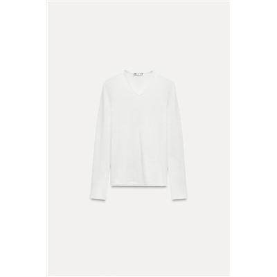 LONG SLEEVE COTTON T-SHIRT