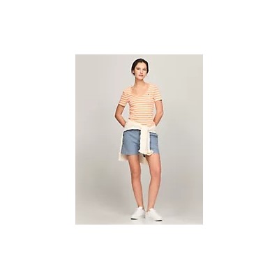 Stripe V-Neck Favorite T-Shirt