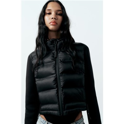 CONTRAST PUFFER JACKET