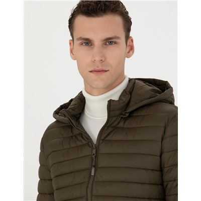 Haki Slim Fit Mont