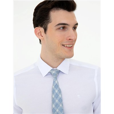 Beyaz Slim Fit Oxford Gömlek