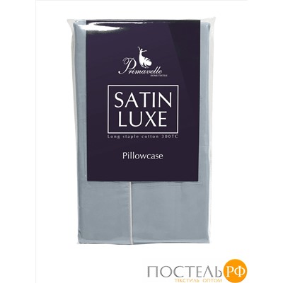 113310110-сгL04 Наволочка Satin Luxe 52х74 Дымчато-синий