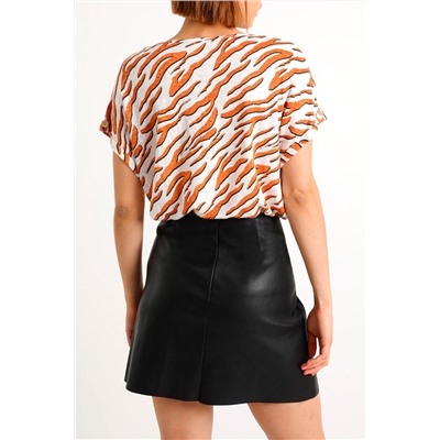 Camiseta de lino Blanco