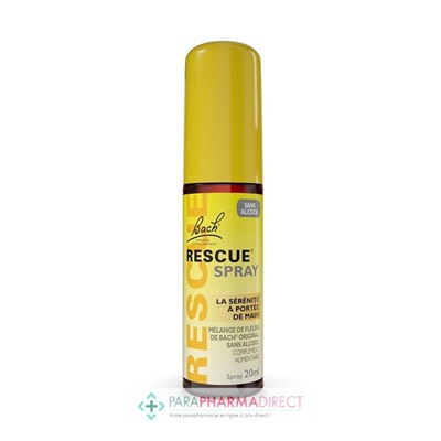 Fleurs de Bach Rescue Spray Sans Alcool 20 ml