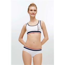 U.S. Polo Assn. U.S. Polo Assn. Kadın Beyaz Büstiyer Şort Takım INT.6.Z.8ET0.A.G0R.4P