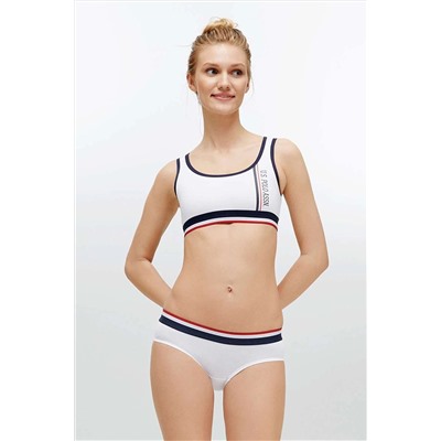 U.S. Polo Assn. U.S. Polo Assn. Kadın Beyaz Büstiyer Şort Takım INT.6.Z.8ET0.A.G0R.4P
