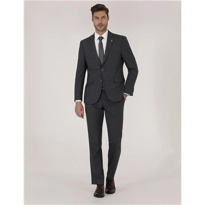 Lacivert Slim Fit Takım Elbise