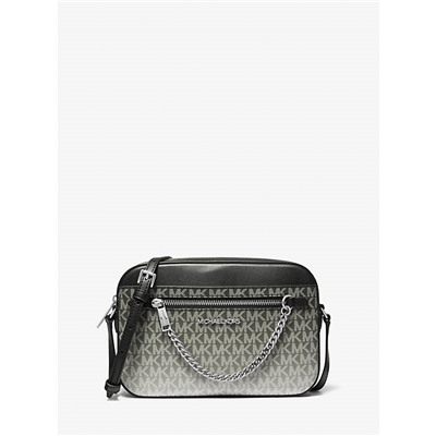 Jet Set Large Ombré Signature Logo Crossbody Body