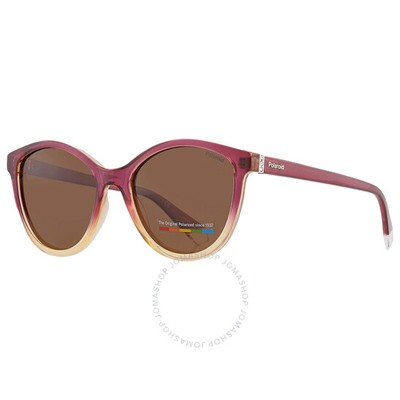 Polaroid  Polarized Bronze Cat Eye Ladies Sunglasses Item No. PLD 4133/S/X 0S2N/SP 55