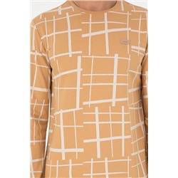 Erkek Camel Sweatshirt