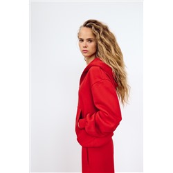 SUDADERA OVERSIZE CREMALLERA
