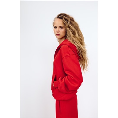 SUDADERA OVERSIZE CREMALLERA