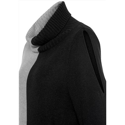 Women's color block sweater